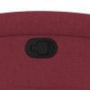 Zvedací polohovací křeslo vínové textil 3204167