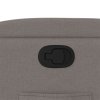 Zvedací polohovací křeslo taupe textil 3204718