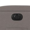 Elektrické polohovací křeslo taupe textil 3204694