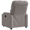 Elektrické polohovací křeslo taupe textil 3204694