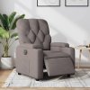 Elektrické polohovací křeslo taupe textil 3204694