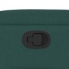 Zvedací polohovací křeslo tmavě zelené textil 3204602