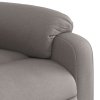 Elektrické polohovací křeslo taupe textil 3204808