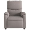 Elektrické polohovací křeslo taupe textil 3204808