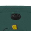 Elektrické masážní polohovací křeslo tmavě zelené textil 3205196