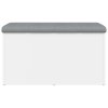 Úložná lavice bílá 82 x 42 x 45 cm, dřevo 835047