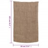 Jutové pytle 30 ks 60 x 105 cm 100 % juta 220 g/m² 155805