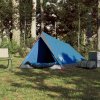 Kempingový stan pro 2 osoby modrý nepromokavý 94363