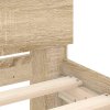 Postel bez matrace s čelem dub sonoma 75 x 190 cm 838661