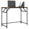 Psací stůl kouřový dub 100 x 45 x 76 cm kompozitní dřevo a ocel 842268