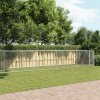 Klec pro psy s dvířky šedá 12 x 2 x 1,5 m pozinkovaná ocel 3209582