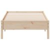 Postel bez matrace 75 x 190 cm masivní borovice 842730