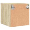 Noční stolky se skleněnými dvířky 2 ks dub sonoma 35x37x35 cm 836467