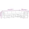 6dílná zahradní sedací souprava s poduškami masivní douglaska 3217023