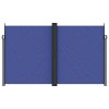 Zatahovací boční markýza modrá 200 x 1200 cm 4004851