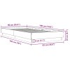 Rám postele betonově šedý 90 x 190 cm kompozitní dřevo 839633