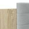 Rám postele s čelem dub sonoma 135 x 190 cm kompozitní dřevo 3209956