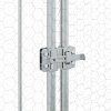 Klec pro kuřata stříbrná 200 x 100 x 190 cm pozinkovaná ocel 172550