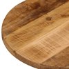 Stolní deska 100 x 40 x 2,5 cm oválná masivní hrubý mangovník 370104