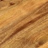 Stolní deska 100x40x2,5 cm oválná masivní mangovníkové dřevo 370144