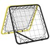 Fotbalový rebounder oboustranný nastavitelný žlutý a černý ocel 4007969