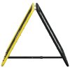 Fotbalový rebounder oboustranný nastavitelný žlutý a černý ocel 4007969