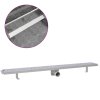 Rovný sprchový odtokový žlab bubliny 1030x140 mm nerezová ocel 142194