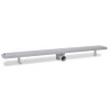 Rovný sprchový odtokový žlab bubliny 1030x140 mm nerezová ocel 142194