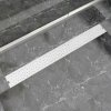 Rovný sprchový odtokový žlab bubliny 1030x140 mm nerezová ocel 142194