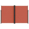 Zatahovací boční markýza terakotová 220 x 1 000 cm 4004783