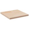 Stolní deska 40 x 40 x 2,5 cm čtvercová masivní borové dřevo 847423