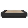 Rám postele s LED osvětlením černý 90 x 190 cm kompozitní dřevo 3281148