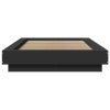 Rám postele s LED osvětlením černý 90 x 200 cm kompozitní dřevo 3281120