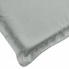 Poduška na lehátko světle šedá melanž 200 x 50 x 4 cm textil 4002498
