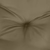 Podušky na zahradní lavici 2 ks taupe melanž 100x50x7 cm textil 4002594