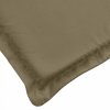 Podušky na zahradní lavici 2 ks taupe melanž 200x50x7 cm textil 4002638