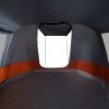 Kempingový stan tunel pro 4 osoby šedý a oranžový nepromokavý 94630