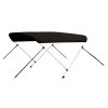 Bimini stříška se 2 oblouky černá 180x130x110 cm 94796