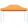 Skládací party stan pop-up oranžový 440 x 292 x 315 cm 4004961