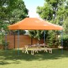 Skládací party stan pop-up oranžový 440 x 292 x 315 cm 4004961
