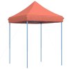 Skládací party stan pop-up terakota 200 x 200 x 306 cm 4004989