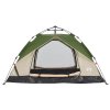 Kempingový stan kupole pro 2 osoby zelený rychloupínací 4004189