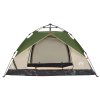 Kempingový stan kupole pro 2 osoby zelený rychloupínací 4004189