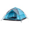 Kempingový stan kupole pro 4 osoby modrý rychloupínací 4004182