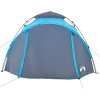 Kempingový stan kupole pro 3 osoby modrý rychloupínací 4004227