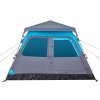 Kempingový stan kupole pro 4 osoby modrý rychloupínací 4004231