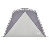 Plážový stan pro 4 osoby šedý rychloupínací nepromokavý 4005307