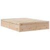 Postel bez matrace 140 x 190 cm masivní borovice 3282381