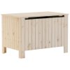 Úložný box s víkem RANA 80 x 49 x 54 cm masivní borové dřevo 4002329
