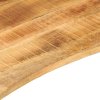 Stolní deska s výřezem 80 x 60 x 2,5 cm masivní hrubý mangovník 370184